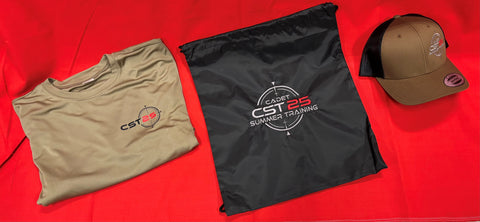 CST25 - Kit 1 - Cinch Bag, T-Shirt & Hat $60.00