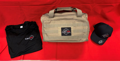 CST25 - Kit 2 - Range Bag, T-Shirt & Hat $90.00