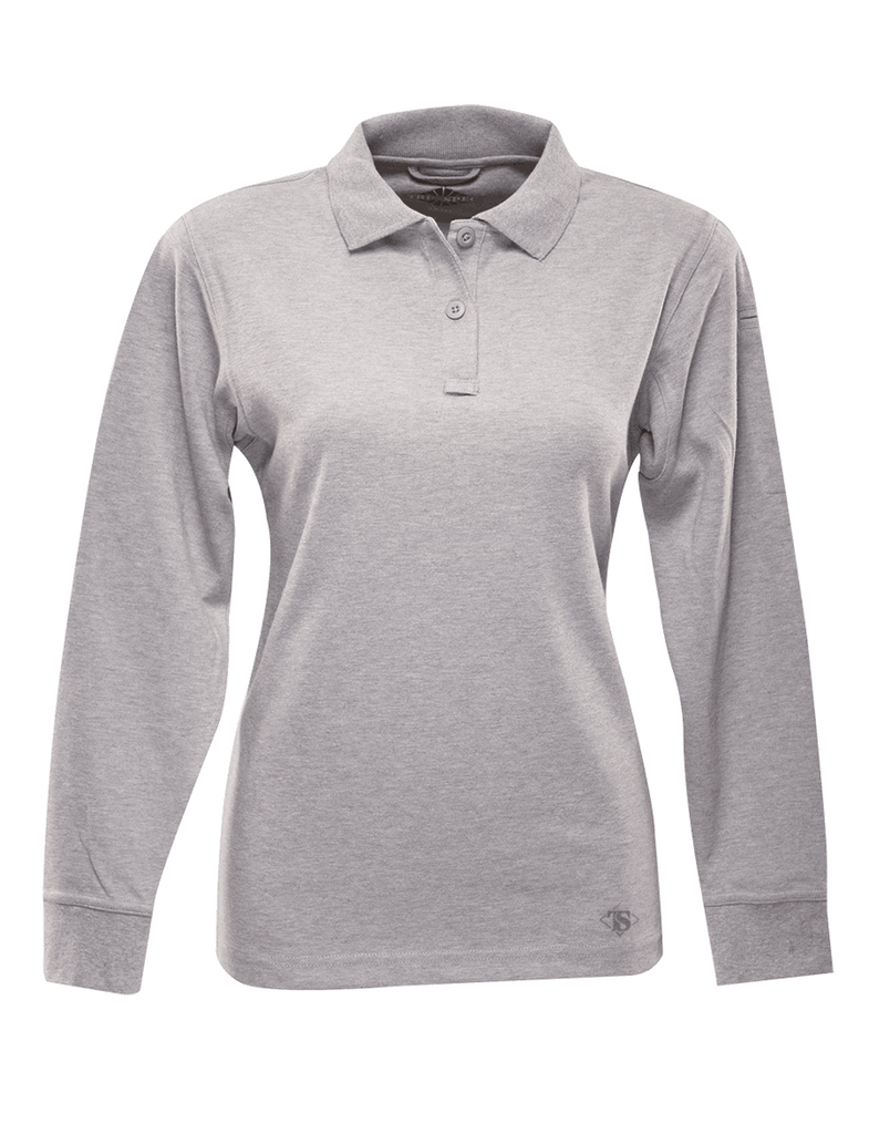 Women's polo long sales sleeve t shirt