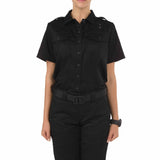 5.11 TACTICAL WOMENS PDU S/S CLASS-A TWILL SHIRT BLACK XL TALL