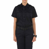 5.11 TACTICAL WOMENS PDU S/S CLASS-A TWILL SHIRT MIDNIGHT NAVY XL TALL