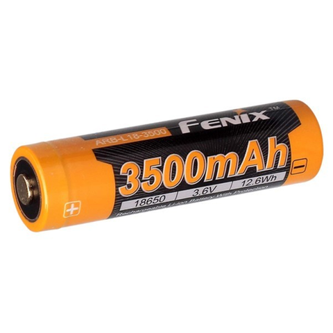 FENIX ARB-L18-3500 LI-ION 18650 (3.6 V) 3500 MAH RECHARGEABLE BATTERY WITH PROTECTION CIRCUIT-T-Box Tactical