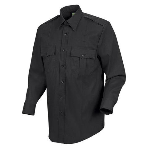 HORACE SMALL SENTRY LS SHIRT WITH ZIPPER BLACK 