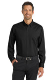 MAS - PORT AUTHORITY - SUPERPRO TWILL LONG SLEEVE SHIRT (S663)