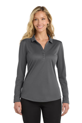 FIRST DUTY - PORT AUTHORITY - WOMEN'S SILK TOUCH PERFORMANCE LONG SLEEVE POL (L540LS)