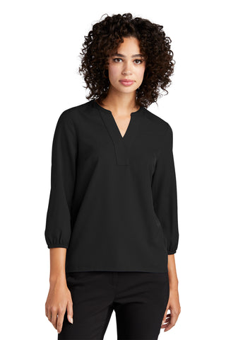 ALTEC TEAMWORKS - MERCER METTLE - WOMEN'S STRETCH CREPE 3/4 SLEEVE BLOUSE (MM2011)