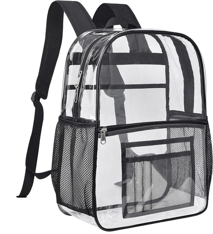 LMDC -  USPECLARE - CLEAR BACKPACK 16.7" H x 13.2" L x 6.7" W (CLEARBP)
