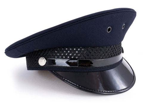 LPD - KEYSTONE - KEYSTONE COMMAND UNIFORM ROUND POLICE DEPT. CAP NAVY BLUE (R-10PD)