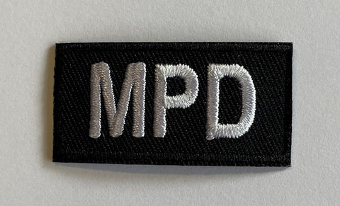MPD - CLOTH COLLAR INSIGNIA SILVER (T-BOX)