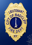 RADCLIFF FIRE DEPT BADGES (STYLE S182)