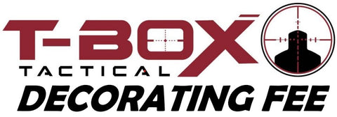 T-BOX TACTICAL DECORATING FEE (SSI x 2, Badge x 1, Embroidered Name, HTV, Sewing)
