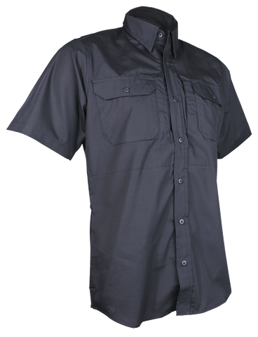TRU-SPEC MEN'S 24-7 SHORT SLEEVE DRESS SHIRT BLACK 4XL REGULAR