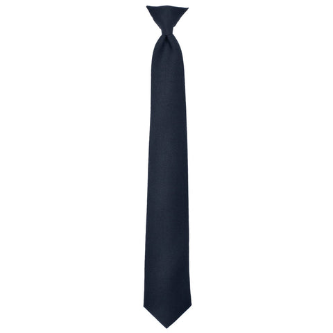 XYZ(employee)-Police Issue Clip-On Neckties(Dark Navy, 30080)