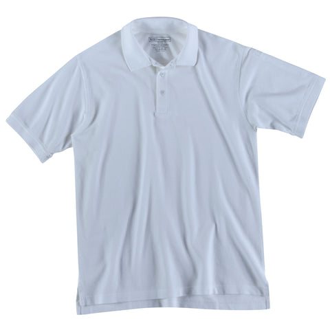 5.11 TACTICAL S/S UTILITY POLO TALL WHITE 4XL 