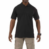 5.11 TACTICAL S/S UTILITY POLO TALL BLACK 4XL 