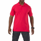 5.11 TACTICAL S/S UTILITY POLO TALL RANGE RED 4XL 