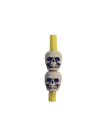 5IVE STAR GEAR SKULL BEADS ANTIQUE IVORY 