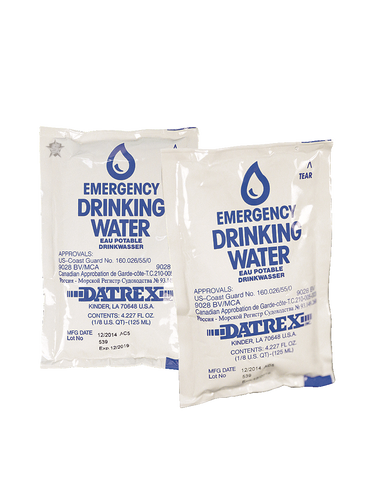 DATREX EMERGENCY DRINKING WATER PACKETS  
