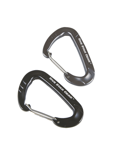2 PACK WIREGATE CARABINERS  