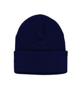 WATCH CAP (STANDARD BEANIE) - BLANK - DARK NAVY