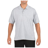 5.11 TACTICAL TACTICAL S/S POLO HEATHER GREY 3XL 