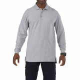 5.11 TACTICAL UTILITY L/S POLO HEATHER GREY 3XL 