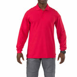 5.11 TACTICAL UTILITY L/S POLO RANGE RED 3XL 