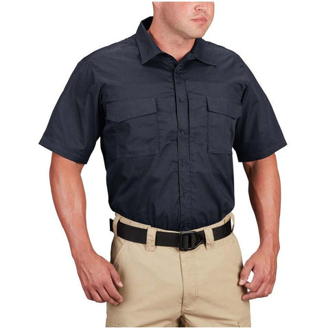 XYZ(employee)-Men's RevTac Shirt - Short Sleeve(Dark Navy, F5303)