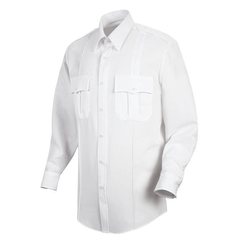 HORACE SMALL SENTRY LS SHIRT WITH ZIPPER WHITE 
