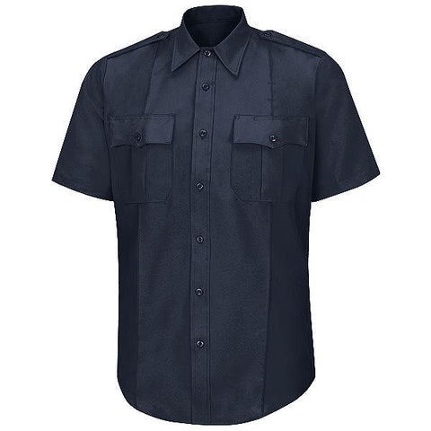 XYZ(employee)-Men's New Generation Stretch Uniform Short Sleeve Shirt(Dark Navy, HS1446) (update SKU's)
