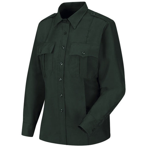 HORACE SMALL SENTRY SS SHIRT WITH ZIPPER SPRUCE GREEN 