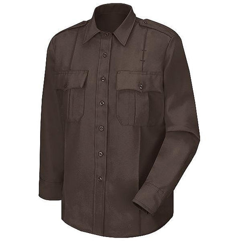 BCSO(employee)-Men's Sentry Long Sleeve Shirt (Brown, HS1145)