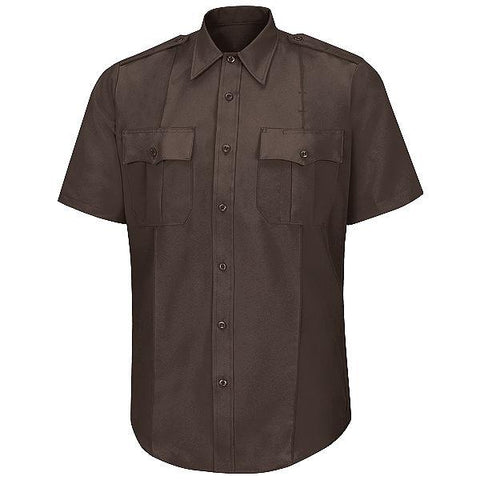 MCSO-Men's Sentry Short Sleeve Shirt (Brown, HS1245)