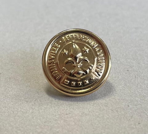LMDC - FLEUR-DE-LIS CLASS A BUTTONS - MULTI-PACK (SILVER/GOLD) w/BACKS (117584243412105) (117584243414905)