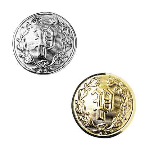 ()-Flying Cross 'P' Buttons(Silver/Gold, FCPButtonS/G)