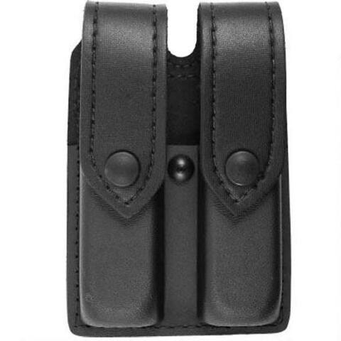 SAFARILAND MODEL 77 DOUBLE MAGAZINE POUCH, LEATHER LOOK, STX TACTICAL