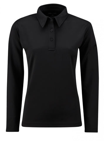 Propper I.C.E. Women's Performance Polo - Long Sleeve Black XS