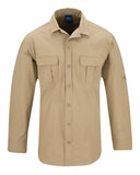 Propper Summerweight Tactical Shirt - Long Sleeve Khaki 2XL-LONG