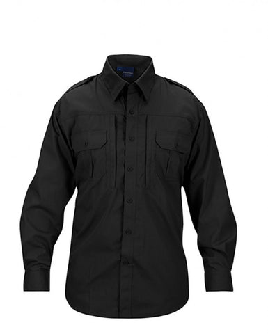 Propper Men's Tactical Shirt - Long Sleeve Black 2XL-LONG