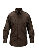 Propper Men's Tactical Shirt - Long Sleeve Sheriff's Brown 2XL-LONG
