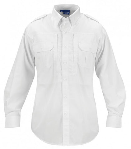 Propper Men's Tactical Shirt - Long Sleeve - Poplin White 2XL-LONG