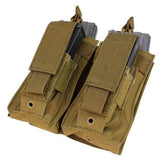 CONDOR DOUBLE KANGAROO MAG POUCH COYOTE BROWN